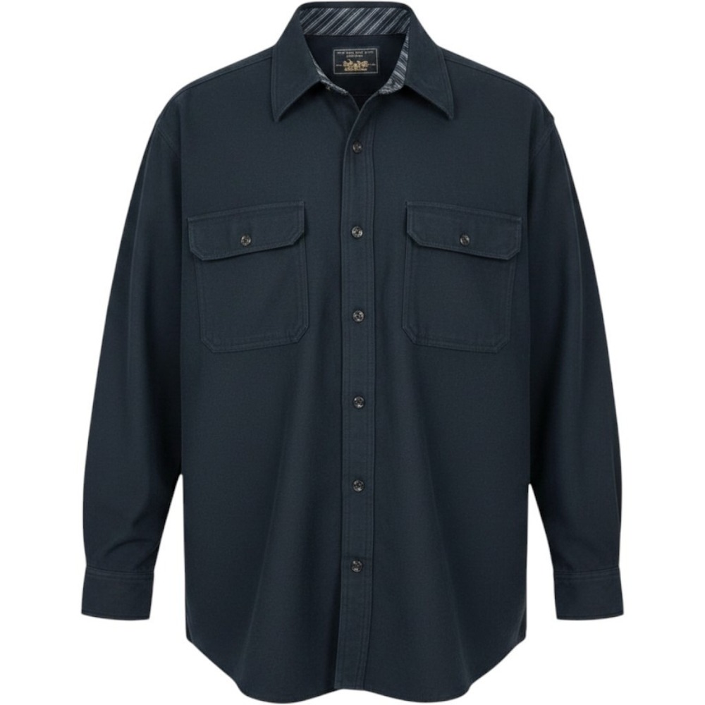 Levi Strauss & Co. Men HeavyCotton Shirt Jacket Navy Medium NWT Workwear Shacket